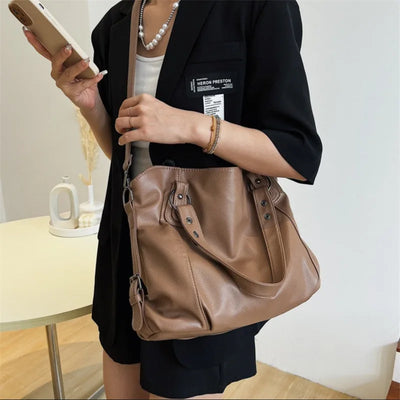 Taryn Soft Leather Tote Bag