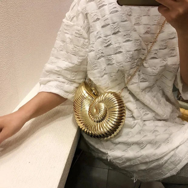 Spiral Conch Crossbody Bag